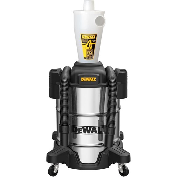 Dewalt 10 Gal Stainless Steel Dust Separator
