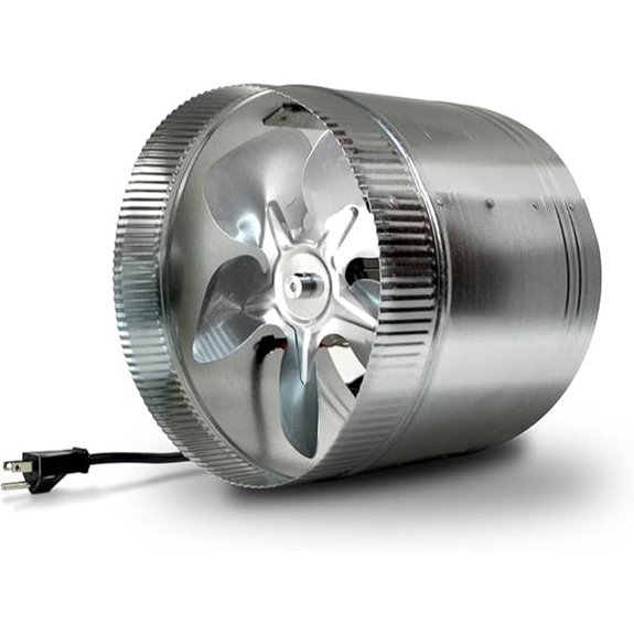 Suncourt 10-Inch Inline Booster Duct Fan