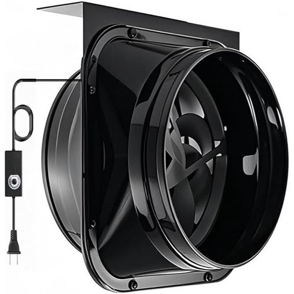 10-Inch Inline Ventilation Fan with Copper Motor