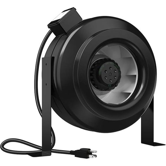 10 Inch Inline Duct Fan with 618 CFM Ventilation