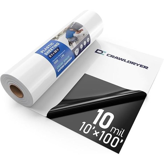 Crawl Space Vapor Barrier 10 Mil (10' x 100')