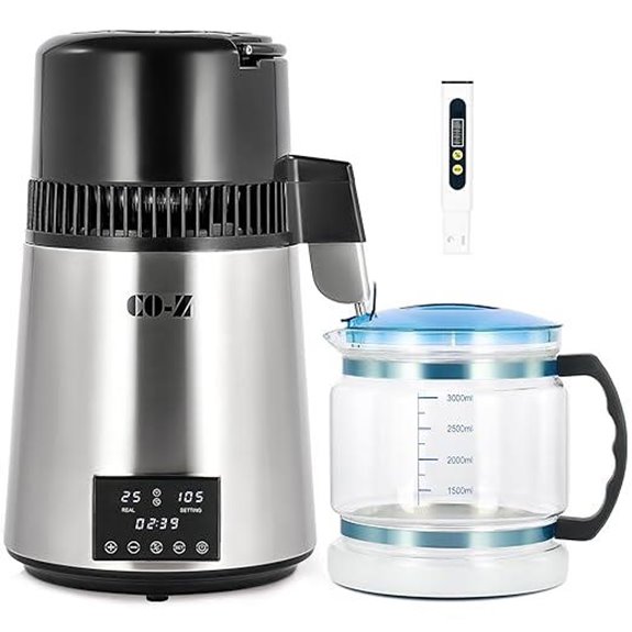 CO-Z 1.1 Gallon Water Distiller with Glass Container