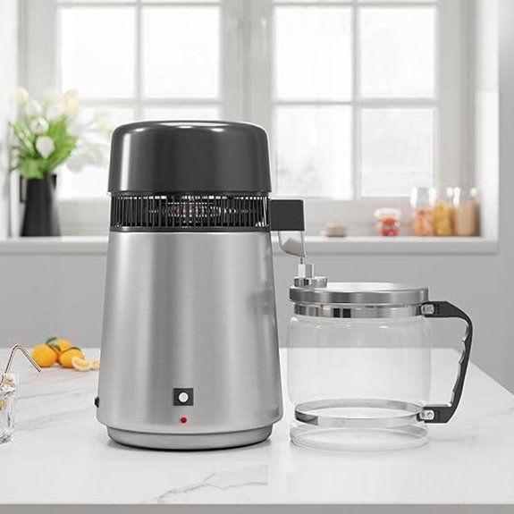 GarveeHome 1-Gallon Stainless Steel Water Distiller