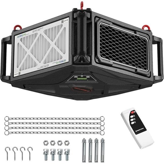 Abestorm 270° Dust Collector with Remote 780 CFM