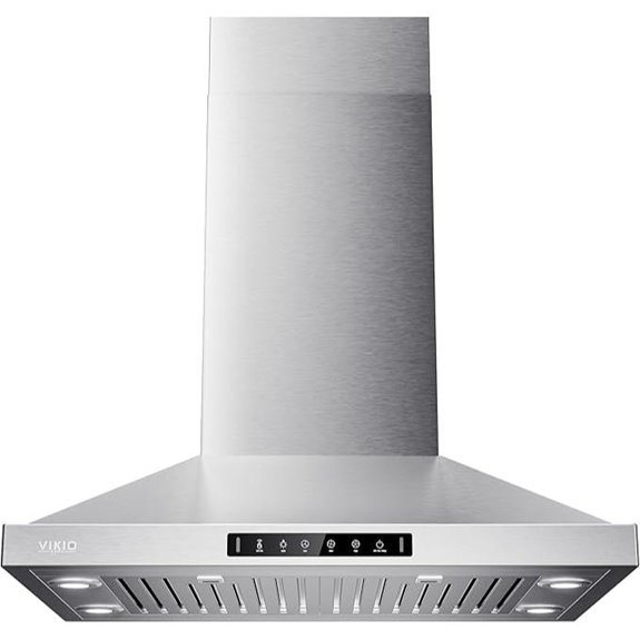 30-Inch Range Hood with Touch Controls and Filters