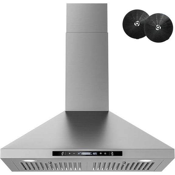 FIREGAS 30-Inch Wall Mount Range Hood with Filters