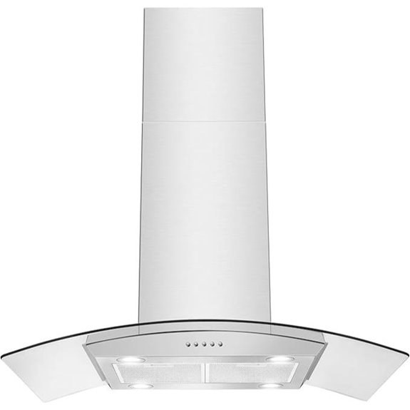 36-inch Stainless Steel Range Hood with Mesh Filters