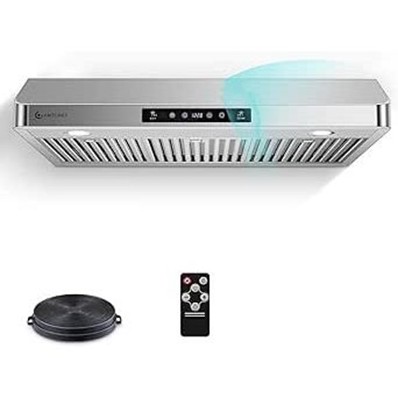 AMZCHEF 36-Inch Under Cabinet Range Hood