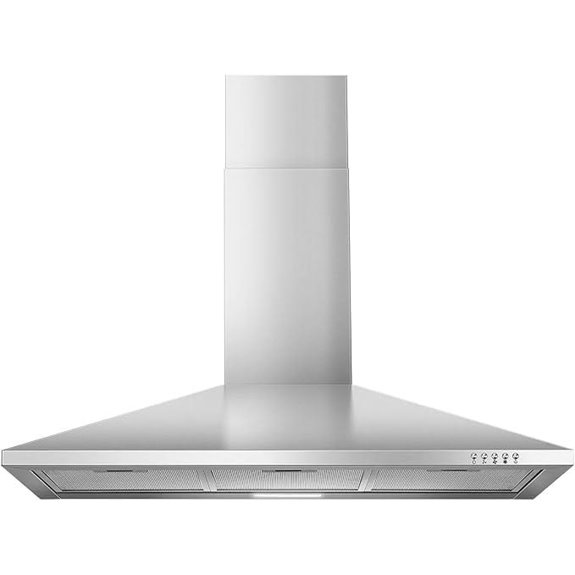 SNDOAS 36-Inch Wall Mount Range Hood with LED