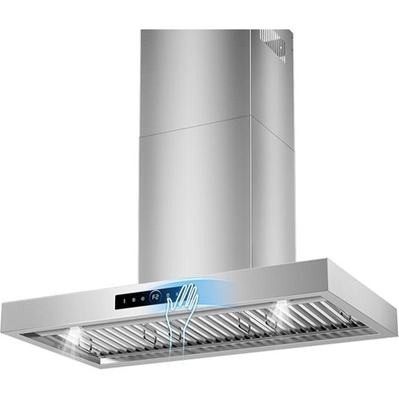 36-inch Wall Mount Range Hood with Touch Control