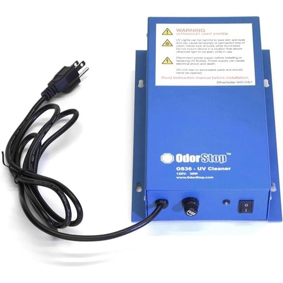 OdorStop OS361 36W UV Air Purifier with 16-in Bulbs