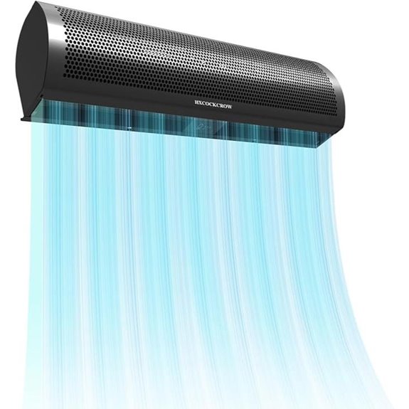 40 inch matte black fan