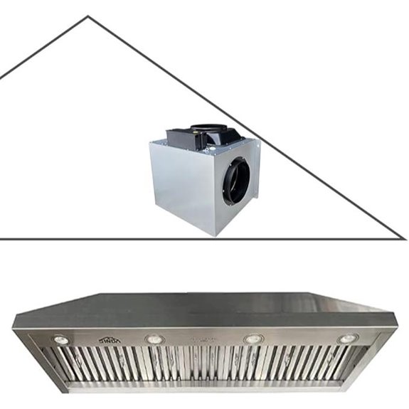 SINDA 48 Range Hood Insert with Inline Blower