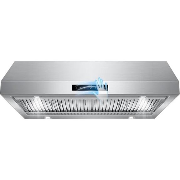 48-inch Stainless Steel Range Hood with Touch Control