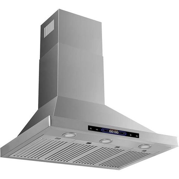 Micmi 48-Inch Wall Mount Range Hood with Touch Control