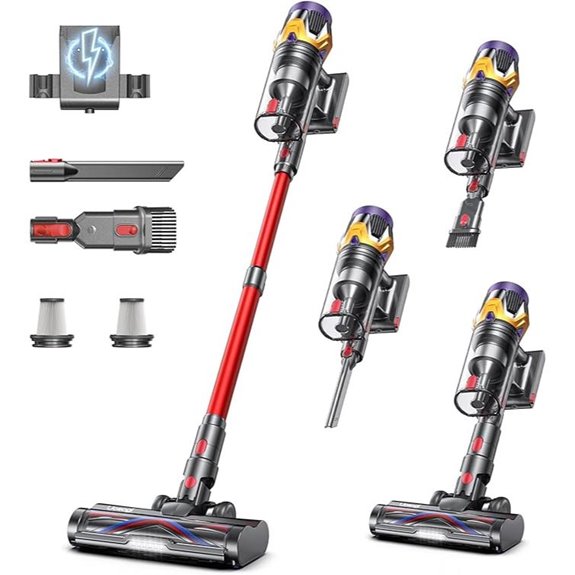 Upgraded 55KPA Cordless Stick Vacuum Cleaner