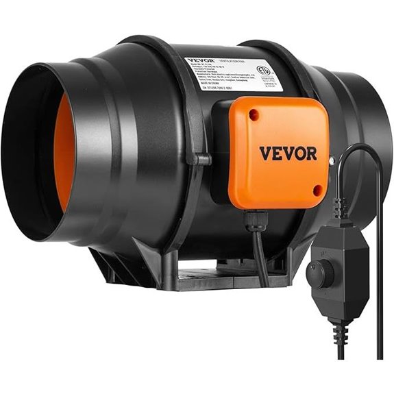Vevor 6-Inch Inline Duct Fan with Variable Speed