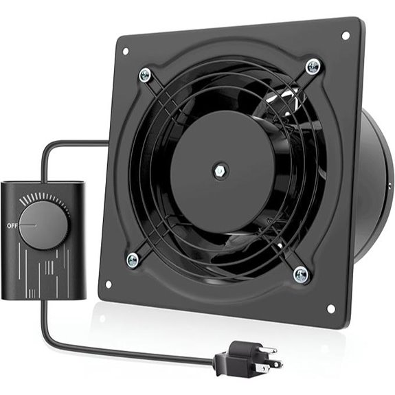 HG Power 6-Inch Exhaust Fan with Speed Control