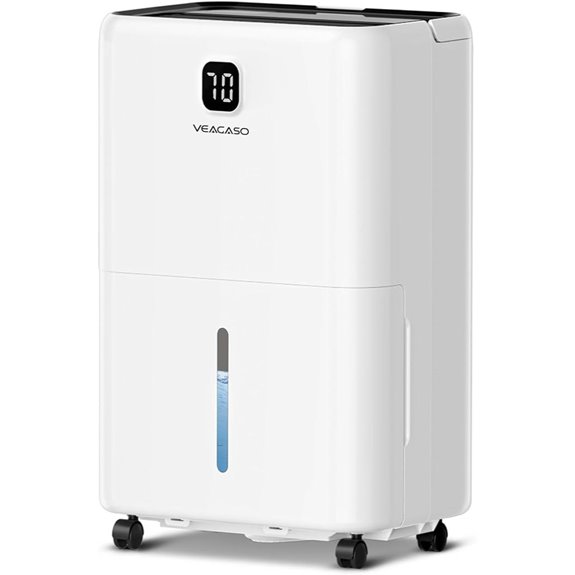 VEAGASO 80-Pint Dehumidifier with Drain Hose