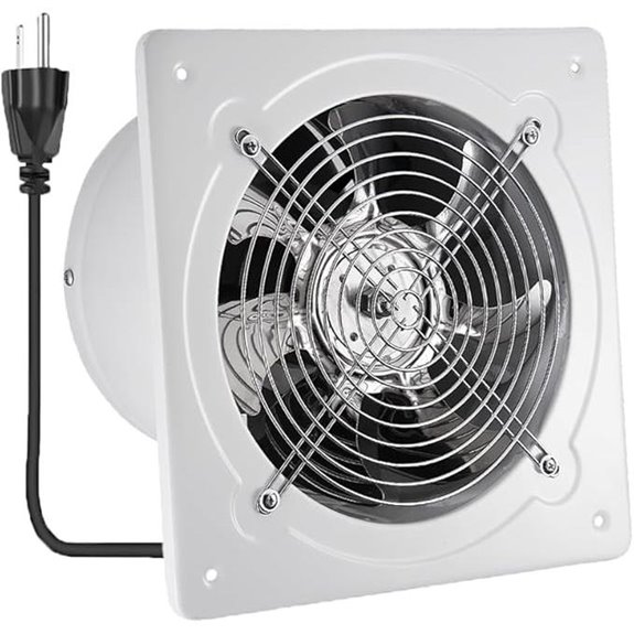 8-Inch Exhaust Fan Wall Mounted 735 CFM