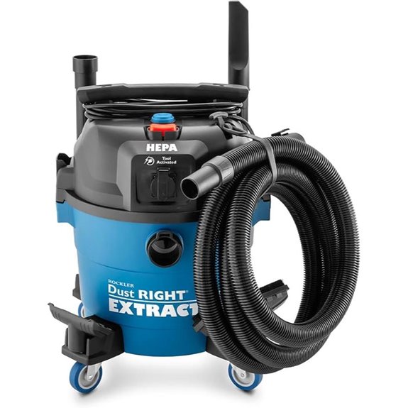 Rockler 9 Gal HEPA Dust Collector for Shop Debris