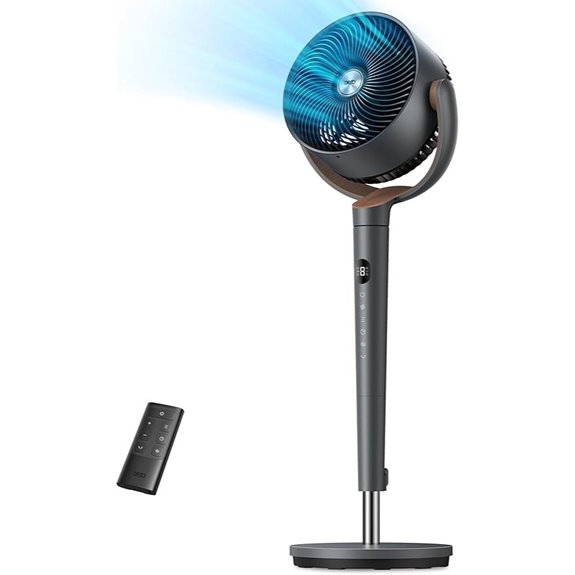 Dreo Oscillating Floor Fan with Adjustable Height