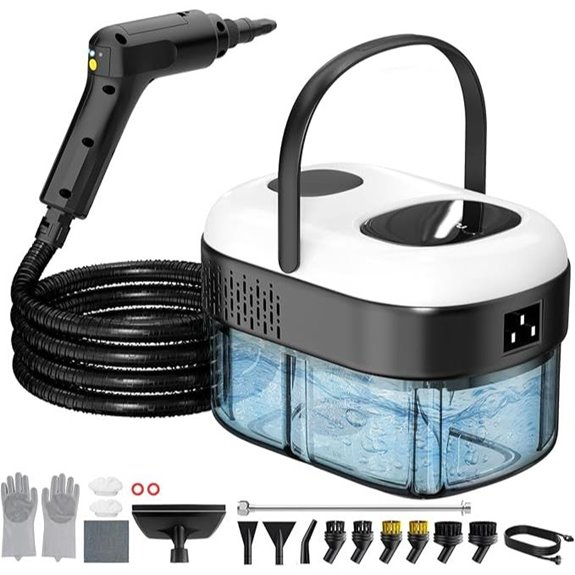 Pressurized Handheld Steam Cleaner with Adjustable Settings