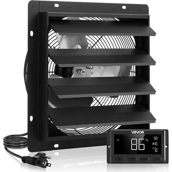 VEVOR 14 Wall Mount Exhaust Fan with Variable Speed