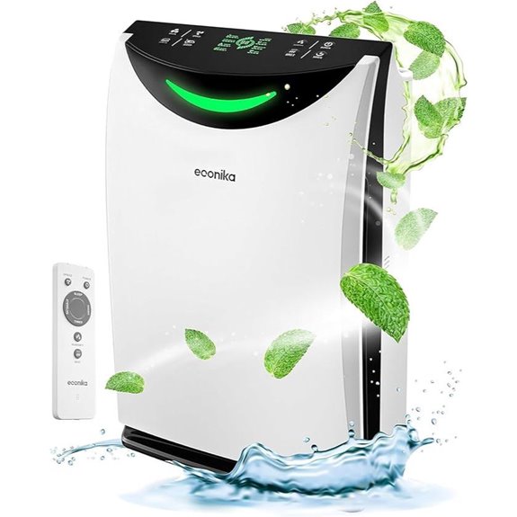 Air Purifier & Humidifier Combo with UV Light