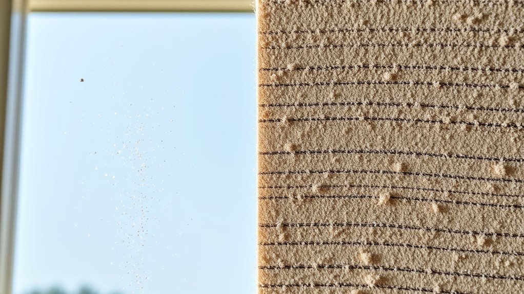 airborne dust poses inhalation risks