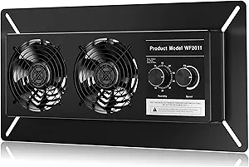 Sea Monkey Crawlspace Ventilation Fan with Thermostat