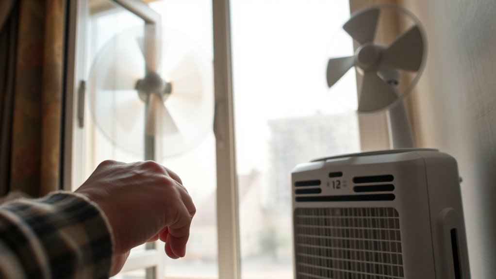 avoid opening windows during smoke