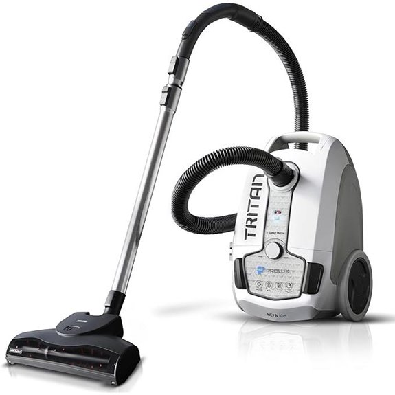 Prolux Tritan Bagged Canister Vacuum with HEPA Filter