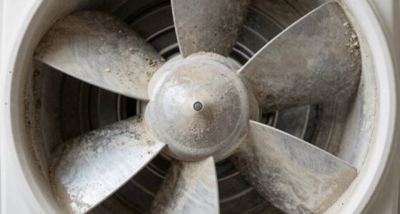 bathroom fan dust buildup