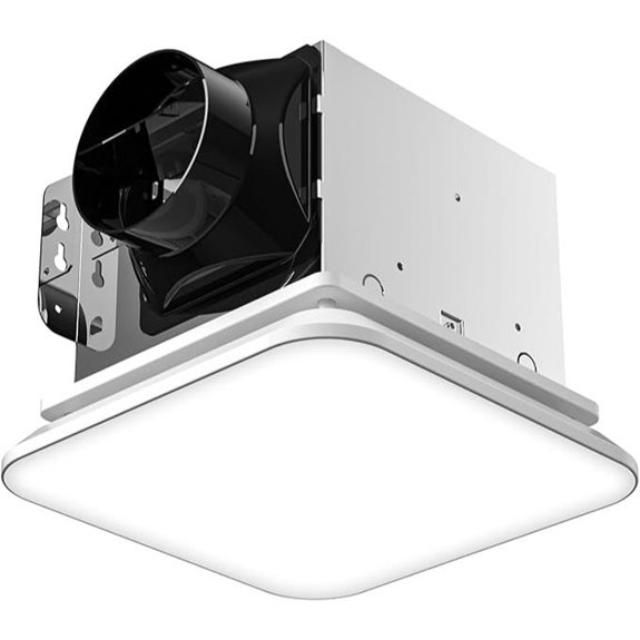 Fitop Bathroom Exhaust Fan with Light and LED Illumination