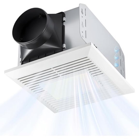 Growneer Bathroom Exhaust Fan with Light