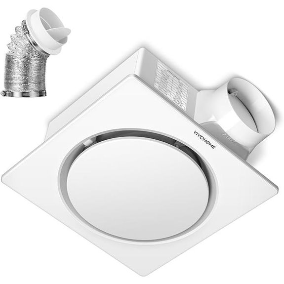 VIVOHOME AutoFlow Bathroom Exhaust Fan with Humidity Sensor