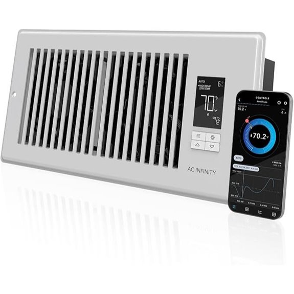 AC Infinity AIRTAP T4 Register Booster Fan