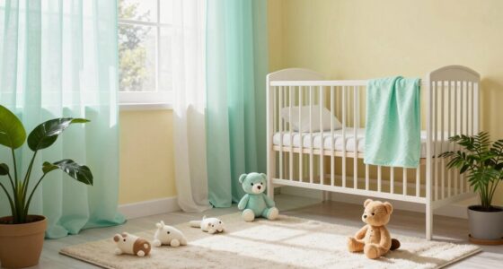 calm gentle nursery environment