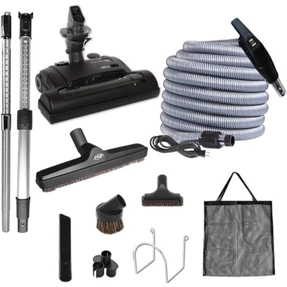 OVO Central Vacuum Carpet Kit with Tools and Hose