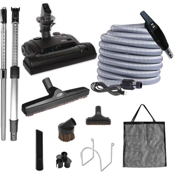 OVO Central Vacuum Carpet Kit with Tools and Hose