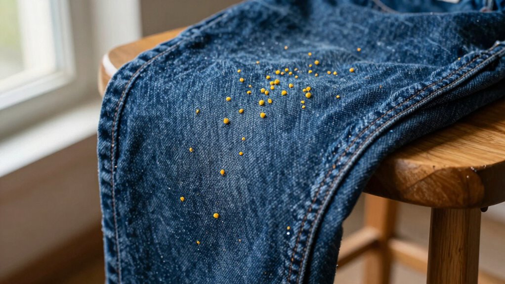 clothing pollen allergy transfer