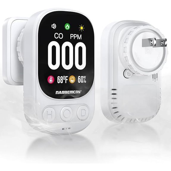 3-in-1 Carbon Monoxide Detector with Alarm