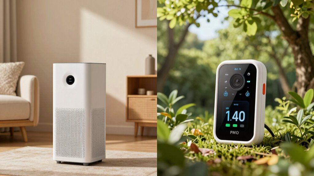 comparing indoor and outdoor pm