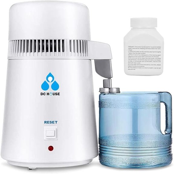 DC HOUSE 1-Gallon Water Distiller Machine