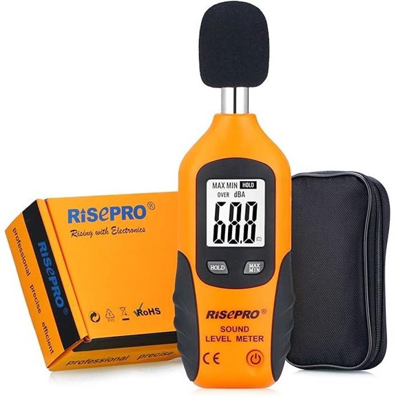 RISEPRO Decibel Meter with Backlight and Data Hold