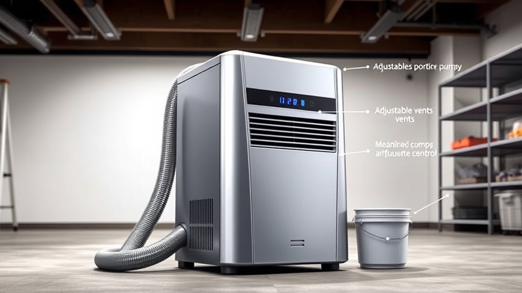 dehumidifier features and options