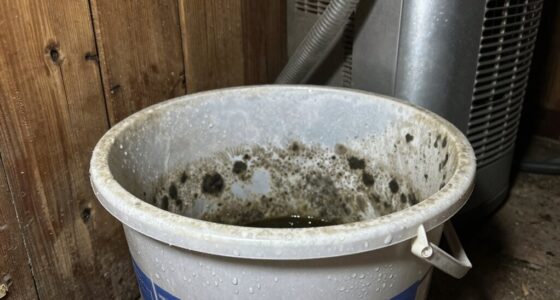 dehumidifier mold bucket