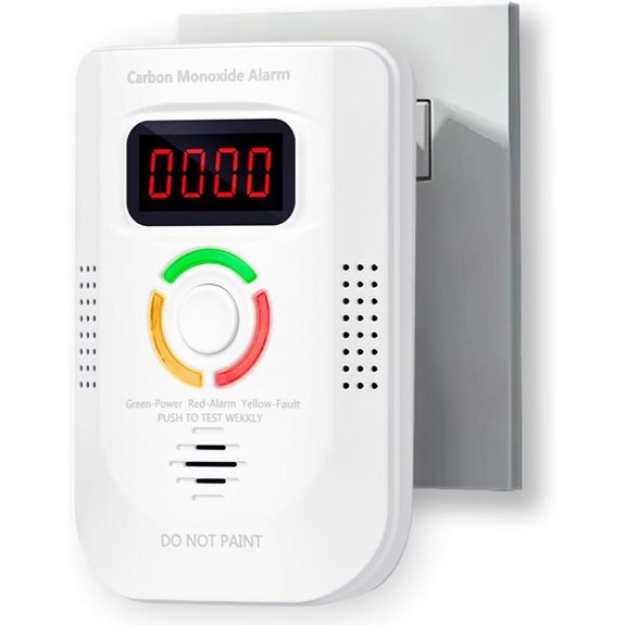 Carbon Monoxide Detector with Digital Display and Alarm