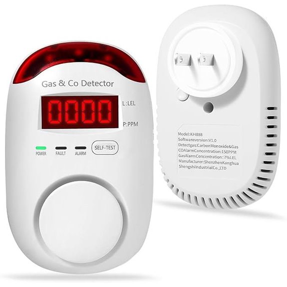 Combination Gas & Carbon Monoxide Detector (2-in-1)